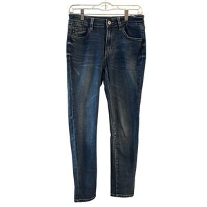 KanCan Skinny Jeans Dark Wash High Rise Blue Denim KC11214CHD Women's Size 11/29